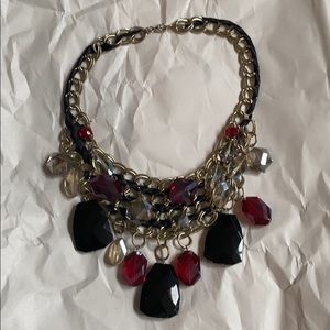 Caché necklace black / red / gold